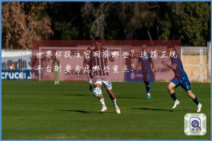 世界杯投注官网有哪些？选择正规平台时要考虑哪些重点？